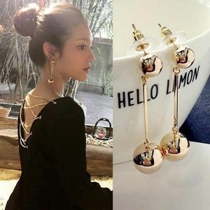 Gold Drop Earrings